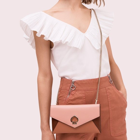 kate spade Handbags - ♠️Kate Spade New Yourk♠️Suzy chain clutch Brandnew/Official Box and paper bag